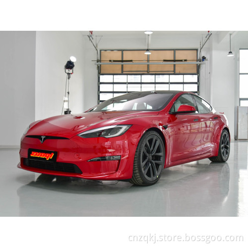 Tesla Model S Blue Deep Blue 637km Tre motore a trazione integrale Veicoli elettrici Medium grandi Auto Auto Totale del motore 1020PS 1020PS